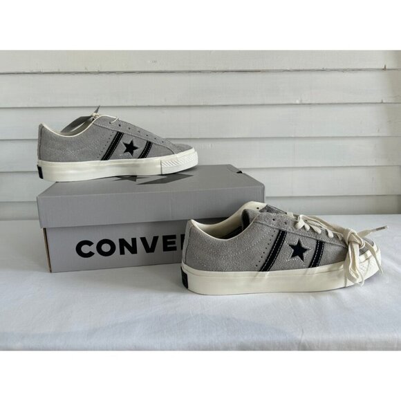 Converse Other - NWT Converse Mens One Star Academy Pro Suede Gray Low Sneakers Lace Up Size 7